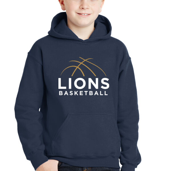 Gildan - Heavy Blend Youth Hooded Sweatshirt - Printed Logo Thumbnail