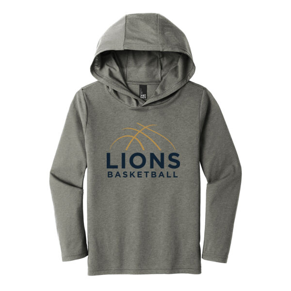 District ® - Youth Perfect Tri ® Long Sleeve Hoodie - Printed Logo Thumbnail