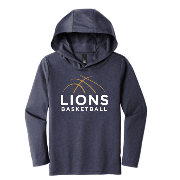 District ® - Youth Perfect Tri ® Long Sleeve Hoodie - Printed Logo Thumbnail