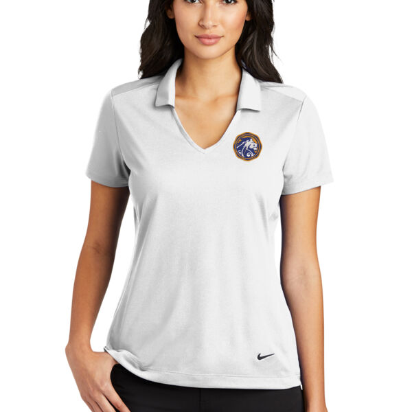 Nike Ladies Dri-Fit Vertical Mesh Polo  - Embroidered Logo Thumbnail