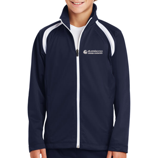 Sport-Tek Youth Tricot Track Jacket - Embroidered Logo Thumbnail