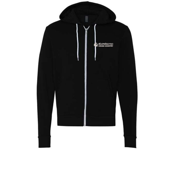 Bella & Canvas Unisex Sponge Fleece Full Zip Hoodie - Embroidered Logo Thumbnail