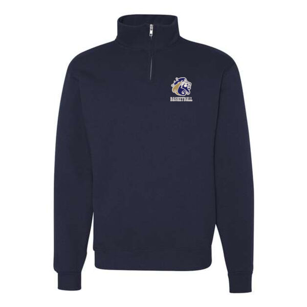 Jerzees NuBlend Cadet Collar Quarter Zip Sweatshirt - Embroidered Logo Thumbnail
