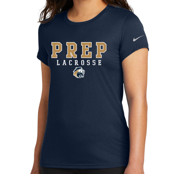 Nike Ladies Swoosh Sleeve rLegend Tee - Printed Logo Thumbnail