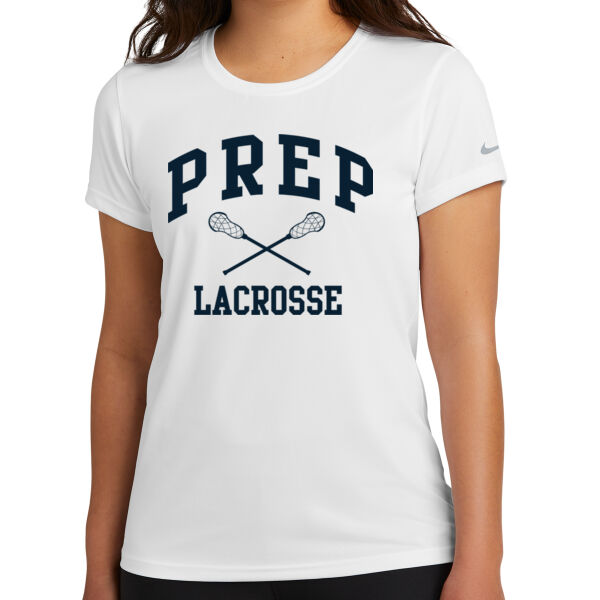 Nike Ladies Swoosh Sleeve rLegend Tee - Printed Logo Thumbnail