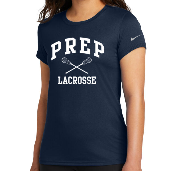 Nike Ladies Swoosh Sleeve rLegend Tee - Printed Logo Thumbnail