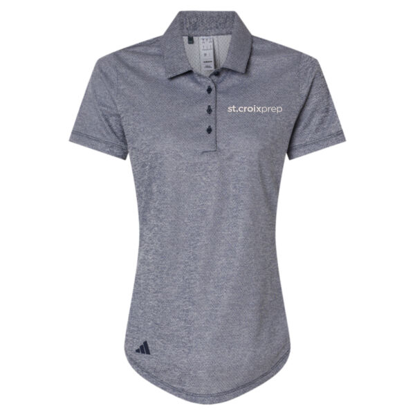 Adidas Women's Space Dyed Polo - Embroidered Logo Thumbnail